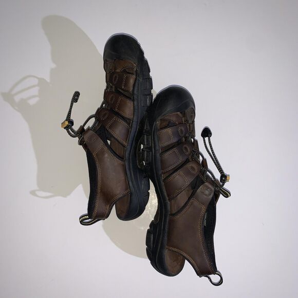 Keen Newport Leather Sandals Mens Size 11.5 Brown Closed Toe Hiking Shoes Trail main image 5